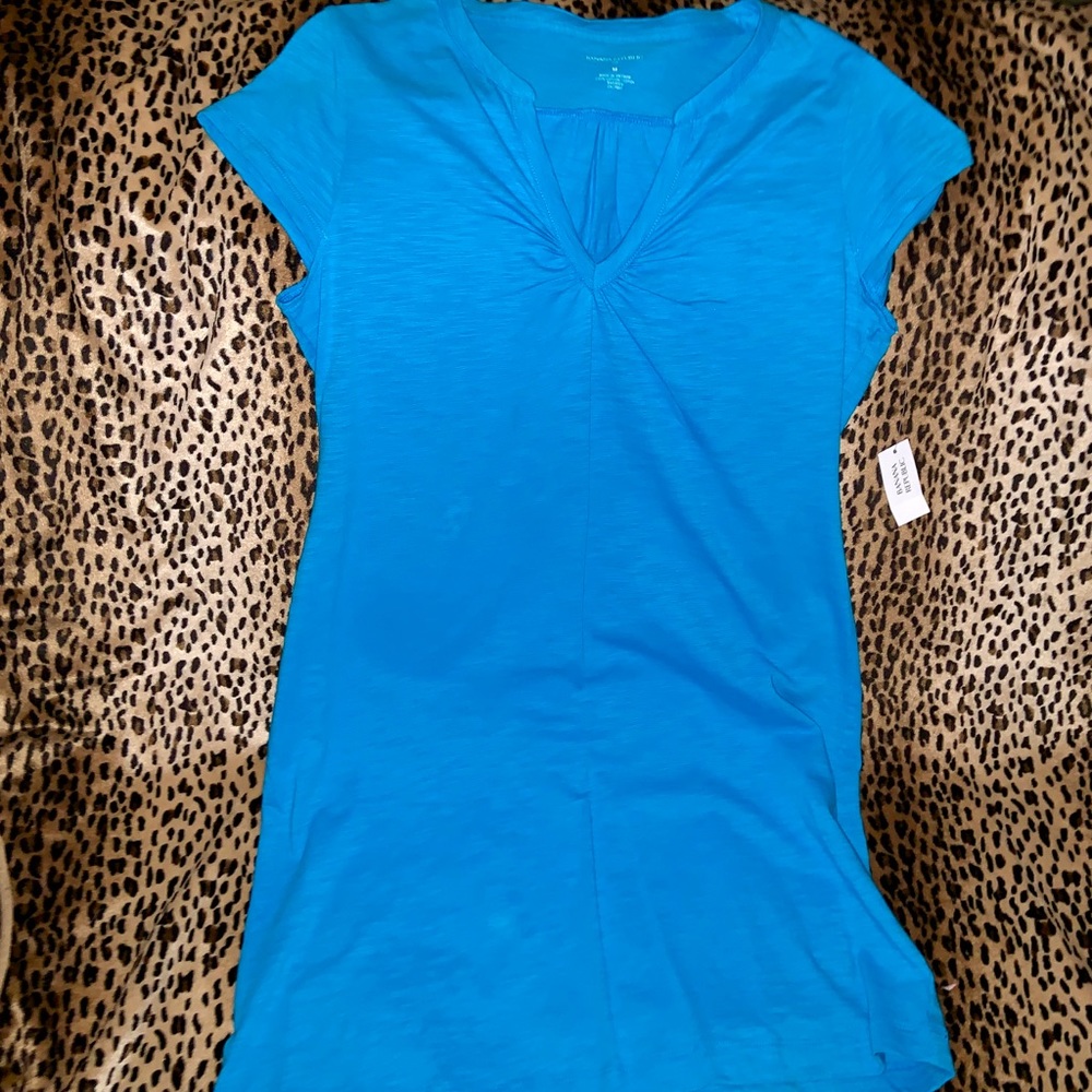 Banana Republic Blue Cotton Dress size Medium